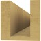 Ekena Millwork 4in. W x 4in. H x 24in. L Chapel Hill Woodgrain TimberThane Rafter Tail, Primed Tan RFTUR04X04X24CHPRCPR - alternate 2
